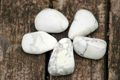 Pierre naturelle Howlite