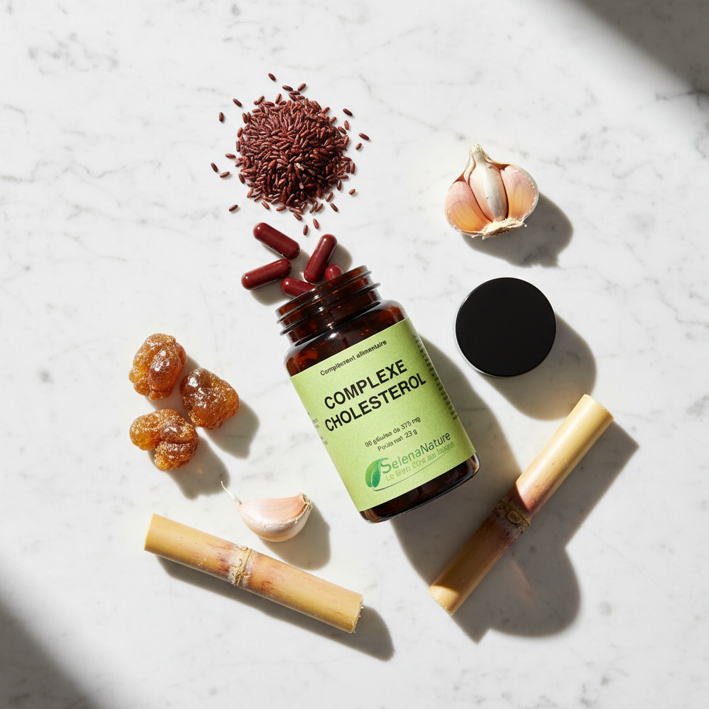 Cholestérol - Flacon avec vrais ingrédients