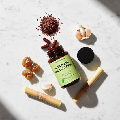 Cholestérol - Flacon avec vrais ingrédients